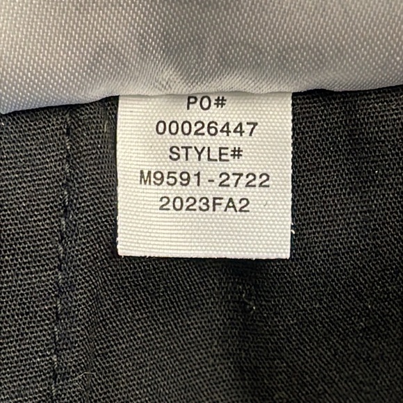 New Vince Pinstripe Virgin Wool Blend Flannel Trouser Pant Dark Navy Sz XXL - Picture 14 of 14